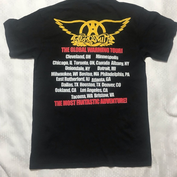 Aerosmith 2012 “Global Warming” Tour T-shirt - Picture 4 of 4
